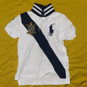 Polo Navy Blue & White Shirt